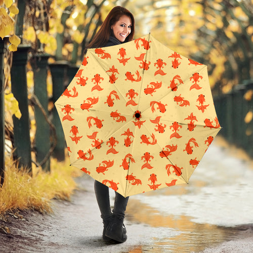 Goldfish Pattern Print Design 02 Umbrella