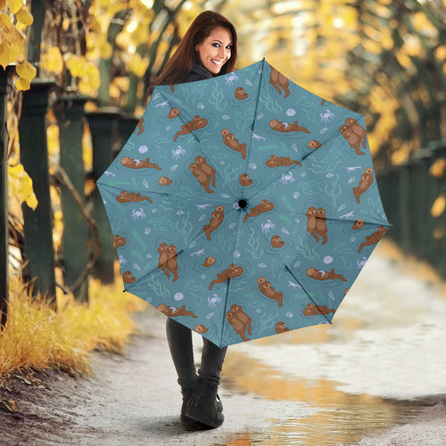 Sea Otters Pattern Umbrella