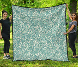 Classic Hand Drawn Grape Pattern Premium Quilt