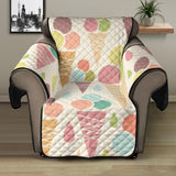 Ice cream cone pattern Recliner Cover Protector