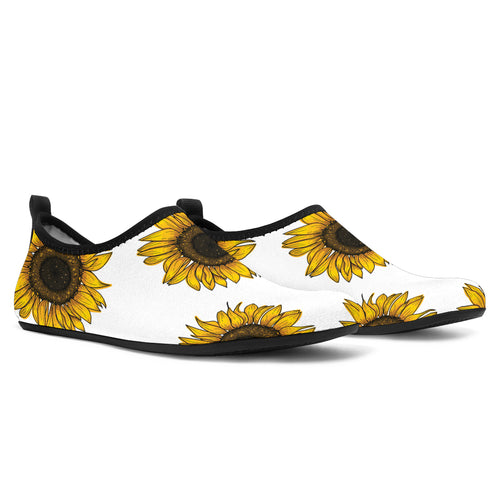 Sunflowers Design Pattern Aqua Shoes