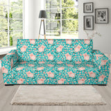 Pig Pattern Print Design 01  Sofa Slipcover