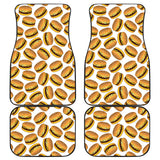 Hamburger Pattern Print Design 03 Front and Back Car Mats