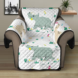 Cute Rhino pattern Recliner Cover Protector