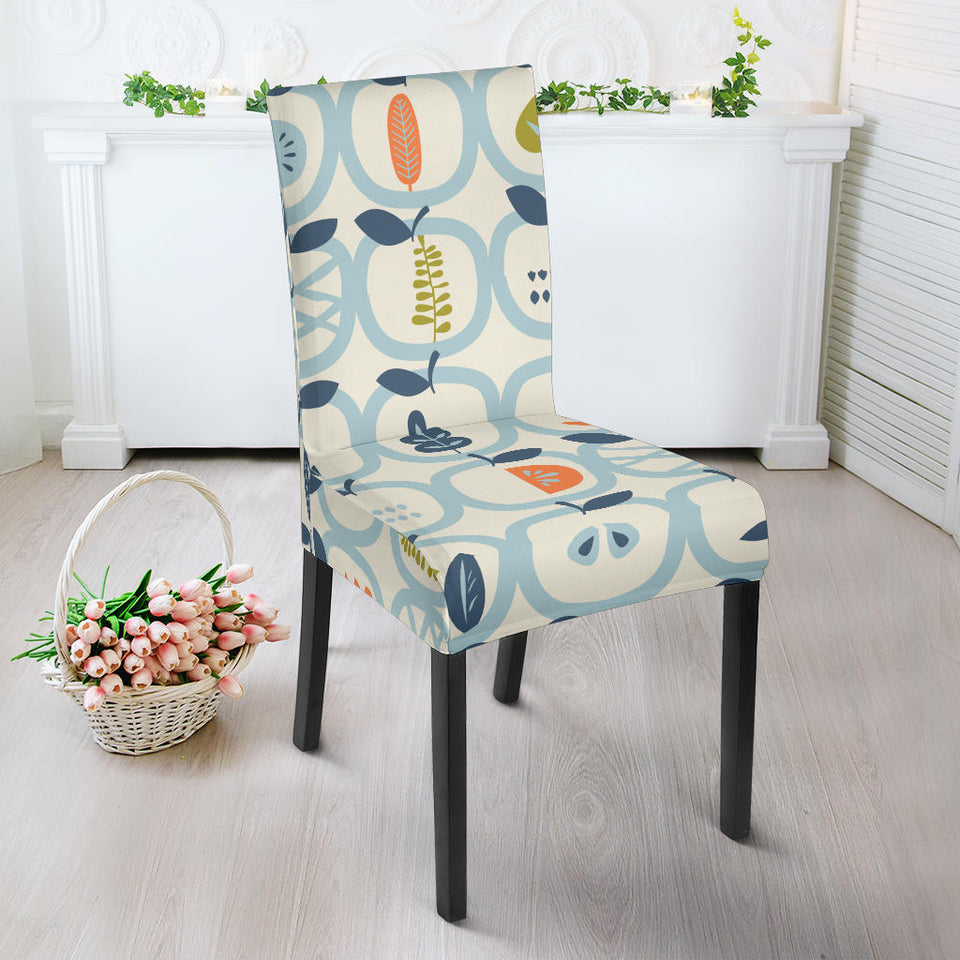 Apples Leaves Pattern Dining Chair Slipcover