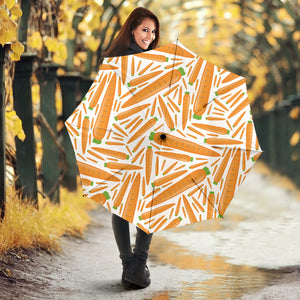 Carrot Pattern Print Design 02 Umbrella