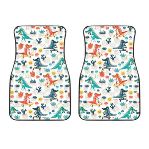 Cute Crocodile Pattern Front Car Mats