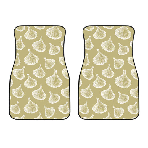 Garlic Design Pattern Front Car Mats