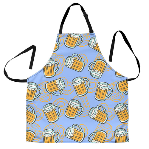 Beer Pattern Adjustable Apron
