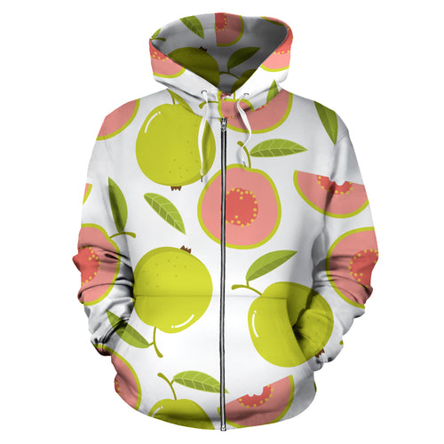 Guava Pattern Zip Up Hoodie