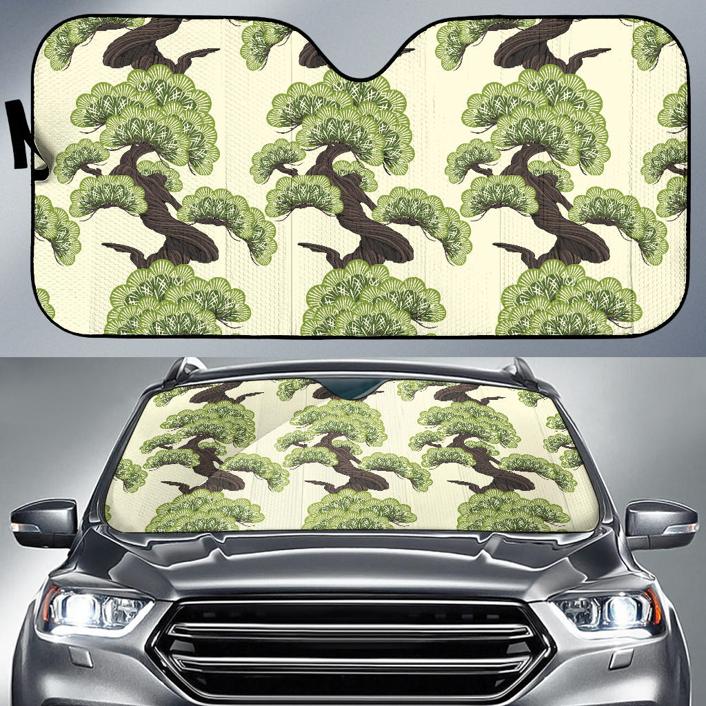 Bonsai Pattern Car Sun Shade
