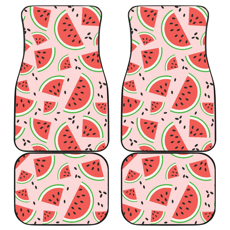 Watermelon Pattern Front And Back Car Mats
