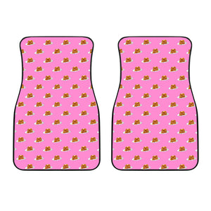 Pancake Pattern Print Design 04 Front Car Mats