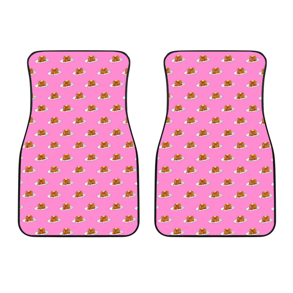 Pancake Pattern Print Design 04 Front Car Mats