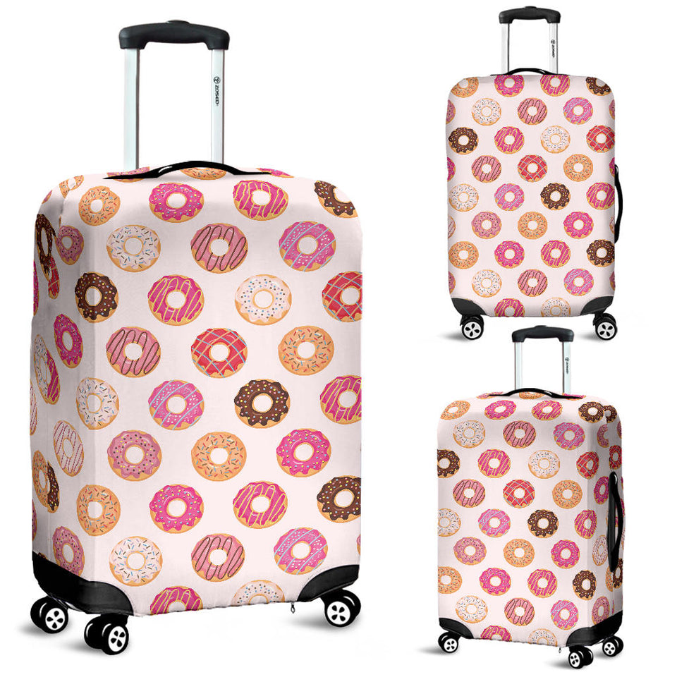 Colorful Donut Pattern Luggage Covers