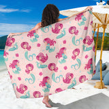 Cute Little Mermaid Pattern Sarong