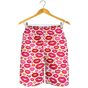 Lips Pattern Print Design 01 Men Shorts