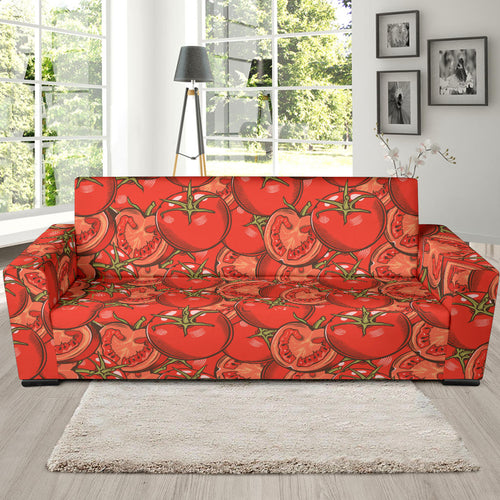 Red Tomato Pattern Sofa Slipcover