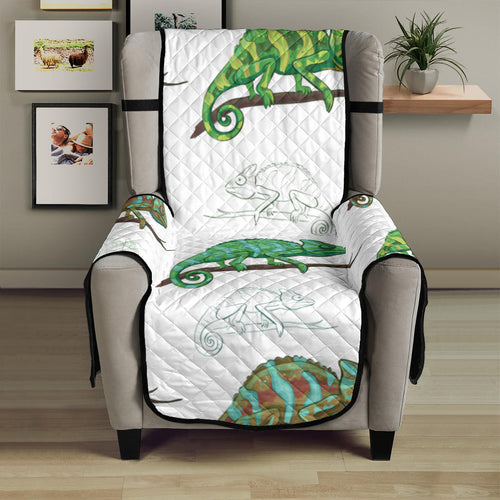 Chameleon lizard pattern Chair Cover Protector