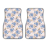 Cute Peacock Pattern Front Car Mats
