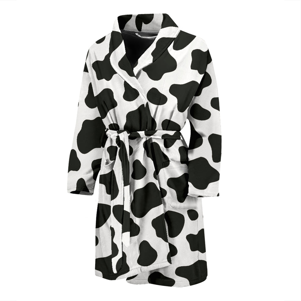 Cow Skin Pattern Men'S Bathrobe