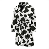 Cow Skin Pattern Men'S Bathrobe