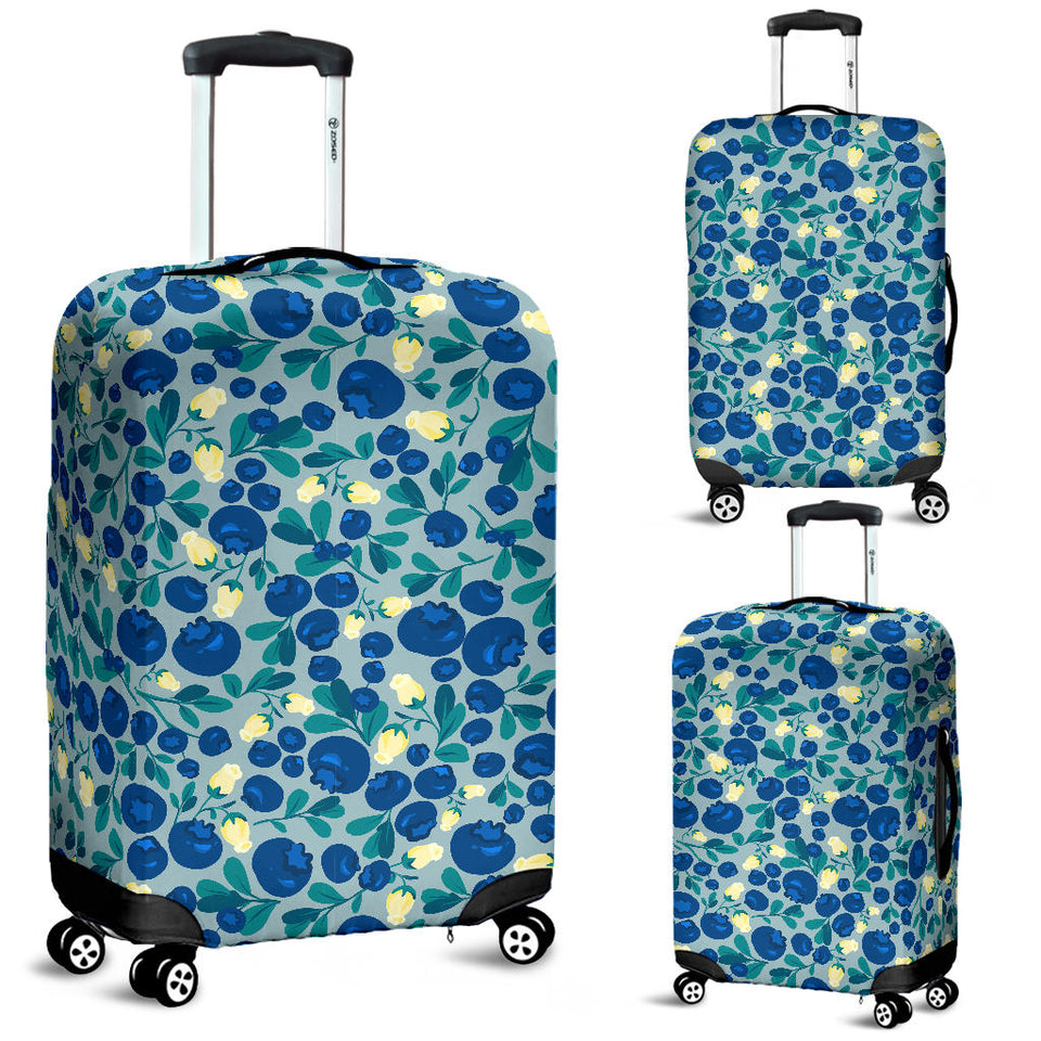 Blueberry Design Pattern Luggage Covers