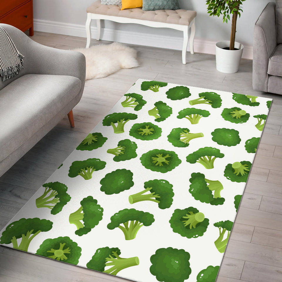 Cute Broccoli Pattern Area Rug