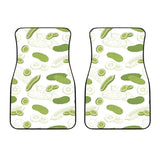 Cucumber Sketch Pattern Front Car Mats