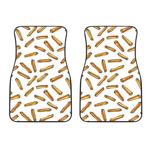 French Fries Potato Pattern Front Car Mats