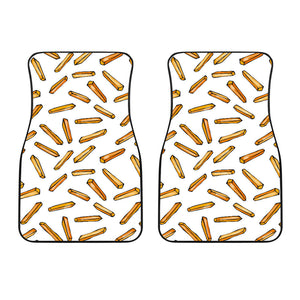 French Fries Potato Pattern Front Car Mats