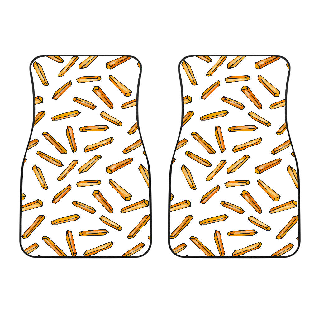 French Fries Potato Pattern Front Car Mats