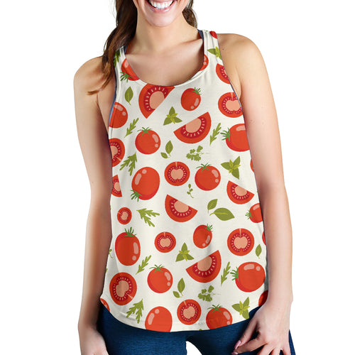 Tomato pattern Women Racerback Tank Top