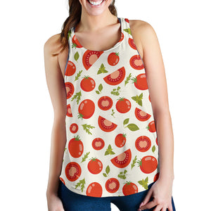 Tomato pattern Women Racerback Tank Top