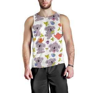 Cute koalas teapots tea Men Tank Top