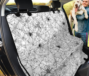 Spider Web Cobweb Pattern Dog Car Seat Covers