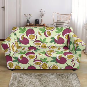 Passion Fruit Pattern Loveseat Couch Slipcover