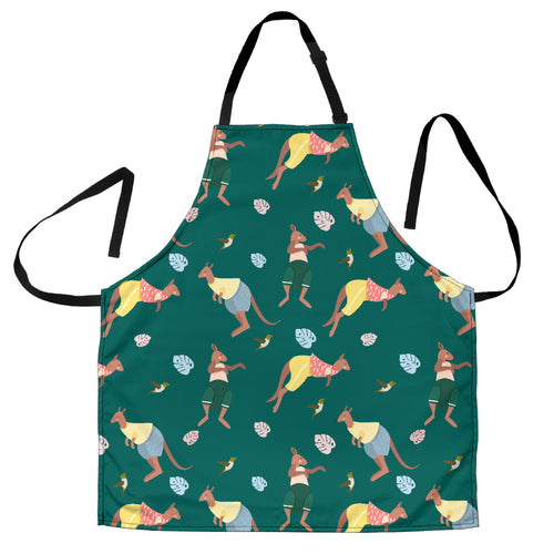 Kangaroo Leaves Pattern Adjustable Apron