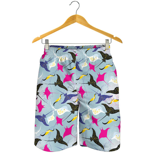 Stingray Pattern Print Design 01 Men Shorts