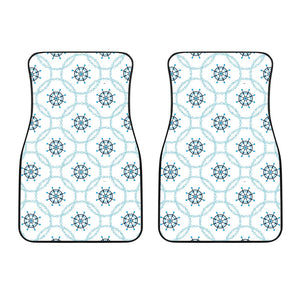 Nautical Steering Wheel Chain Front Car Mats