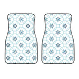 Nautical Steering Wheel Chain Front Car Mats