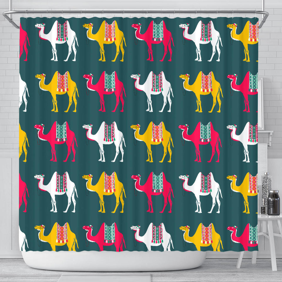 Camel Pattern Shower Curtain Fulfilled In US