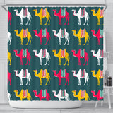 Camel Pattern Shower Curtain Fulfilled In US