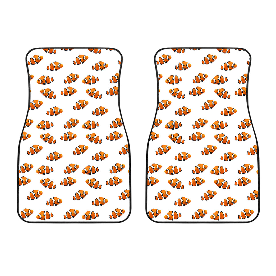 Clown Fish Pattern Print Design 03 Front Car Mats