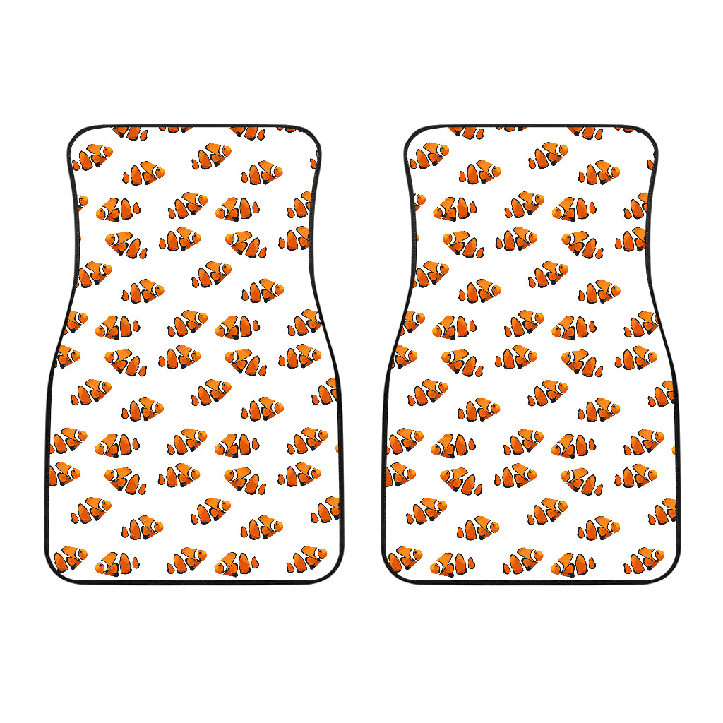 Clown Fish Pattern Print Design 03 Front Car Mats