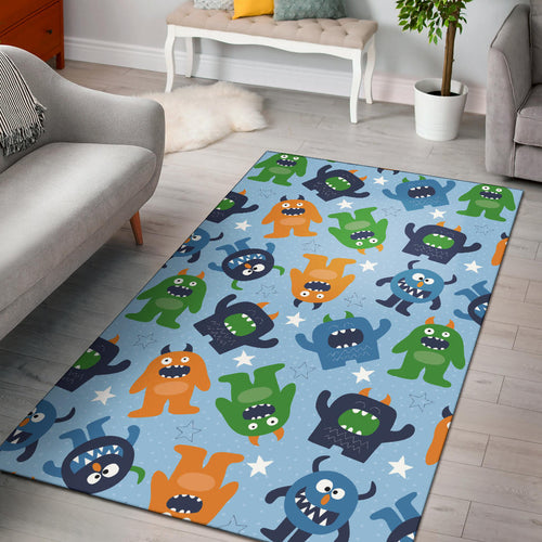 Alien Pattern Print Design 04 Area Rug