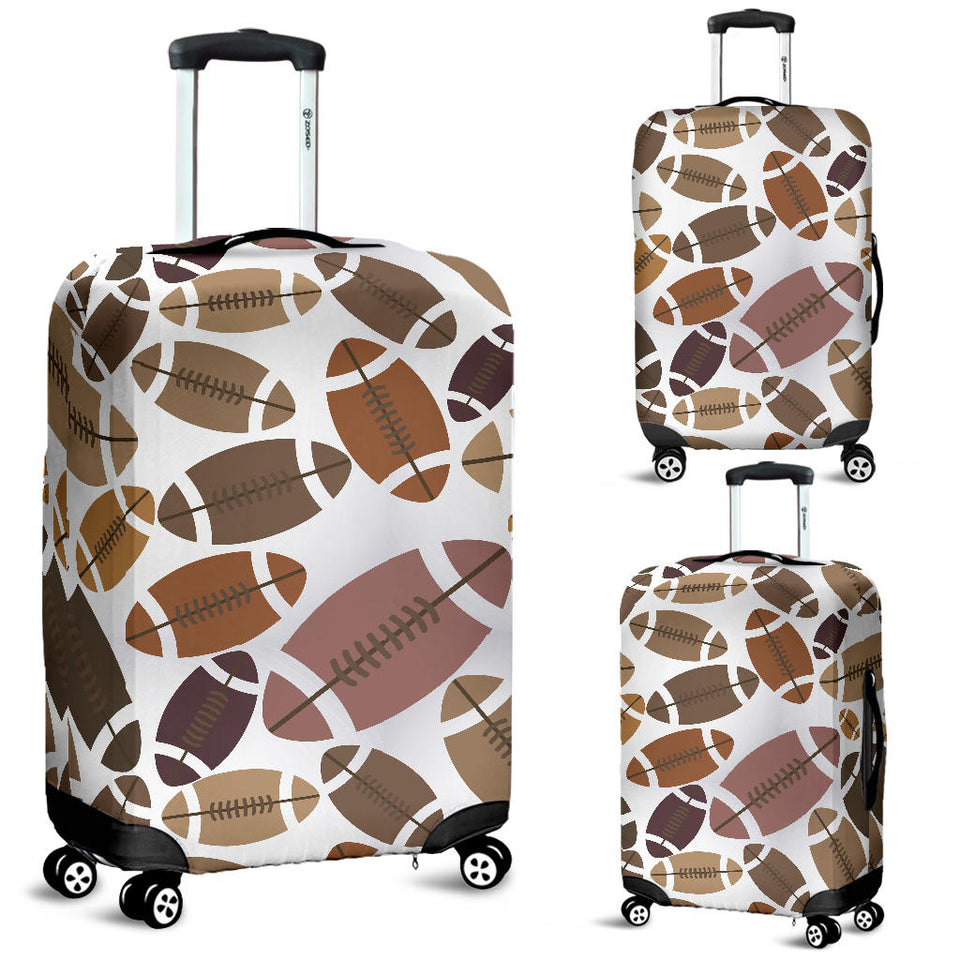American Football Ball Pattern Luggage Covers