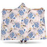 Cute Peacock Pattern Hooded Blanket