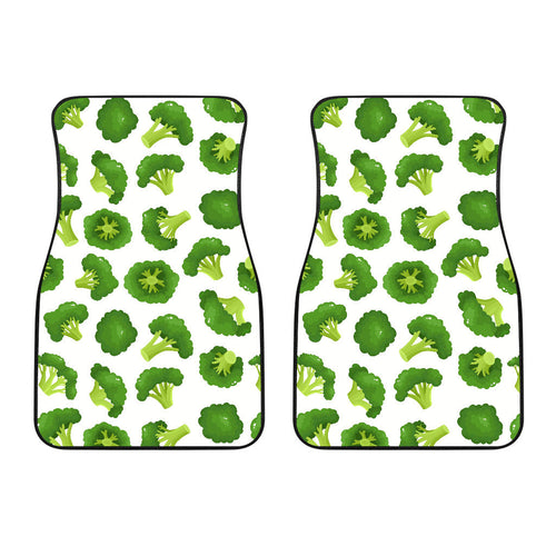 Cute Broccoli Pattern  Front Car Mats