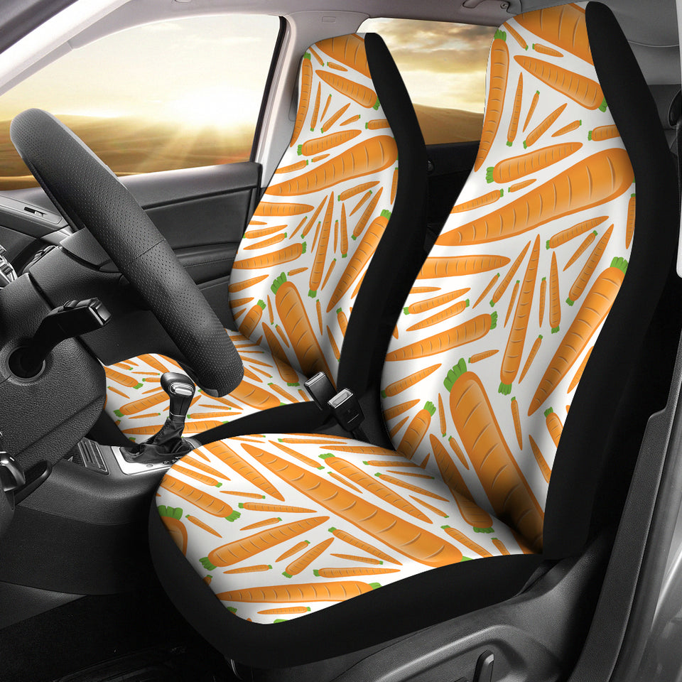 Carrot Pattern Print Design 02 Universal Fit Car Seat Covers